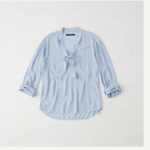 Abercrombie & Fitch Light Blue Blouse